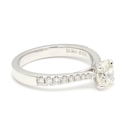 0.9ct Celine Size 6.5 White Frame 9