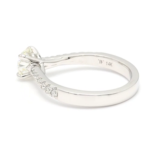 0.9ct Celine Size 6.5 White Frame 14