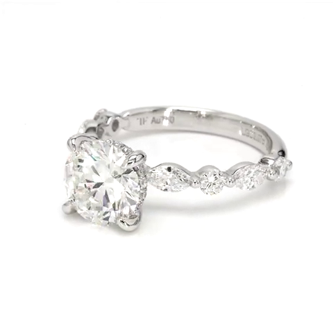 2.07ct Isabella Size 6.5 White Frame 1