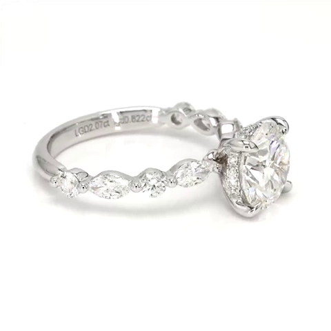2.07ct Isabella Size 6.5 White Frame 9