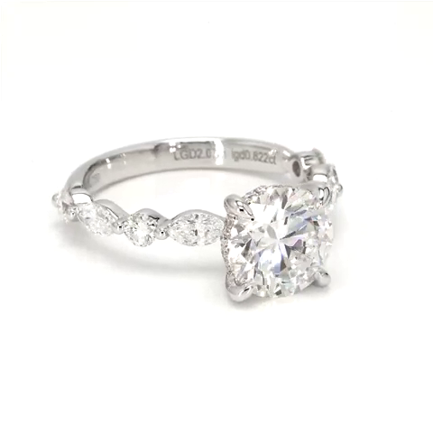 2.07ct Isabella Size 6.5 White Frame 10