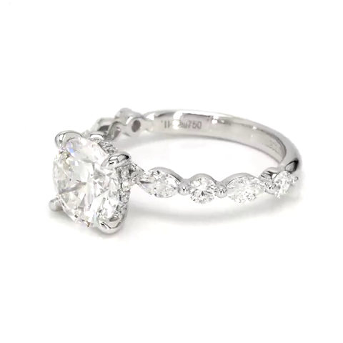 2.07ct Isabella Size 6.5 White Frame 12