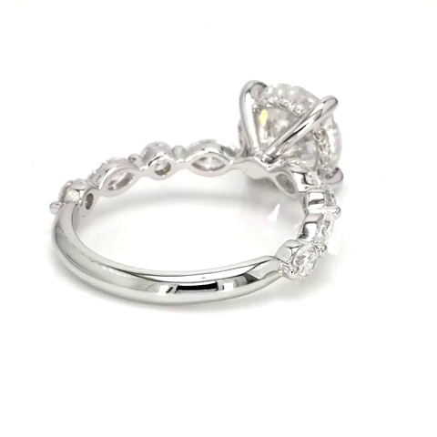2.07ct Isabella Size 6.5 White Frame 17