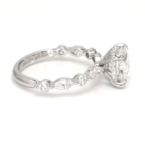 2.07ct Isabella Size 6.5 White Frame 19