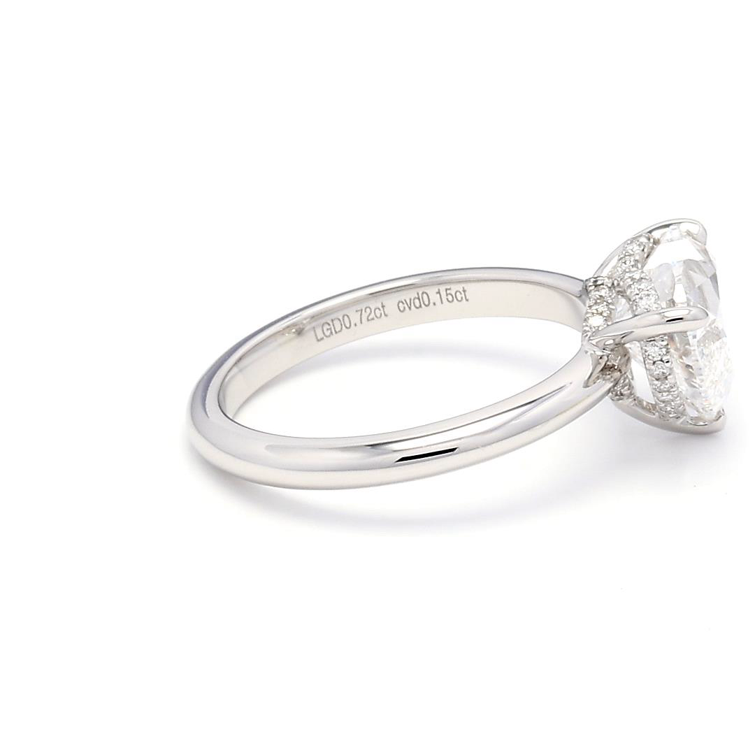 2.72ct Hailey Size 6.5 White Frame 8