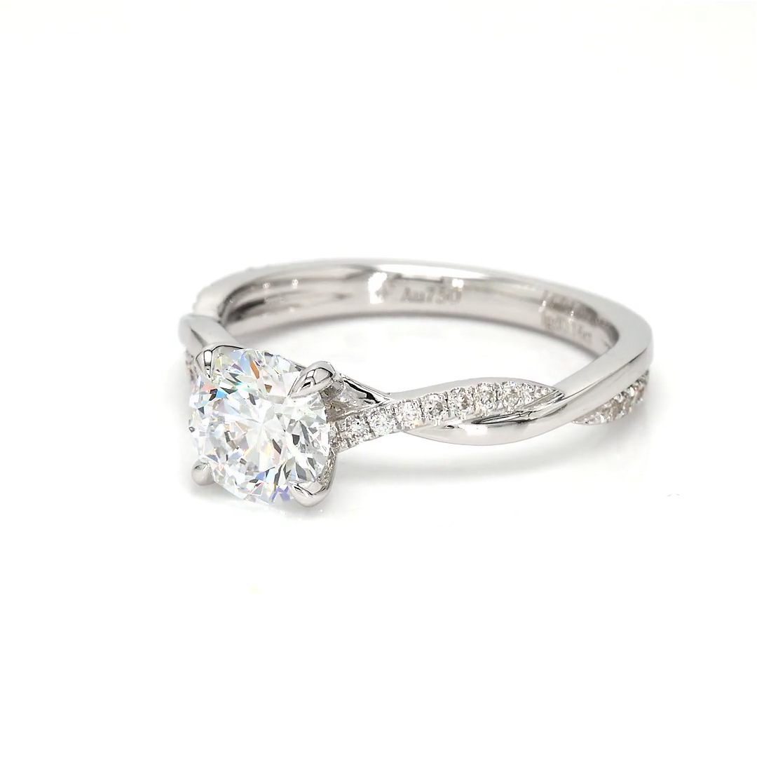 1.07ct Yves Size 6.5 White Frame 23