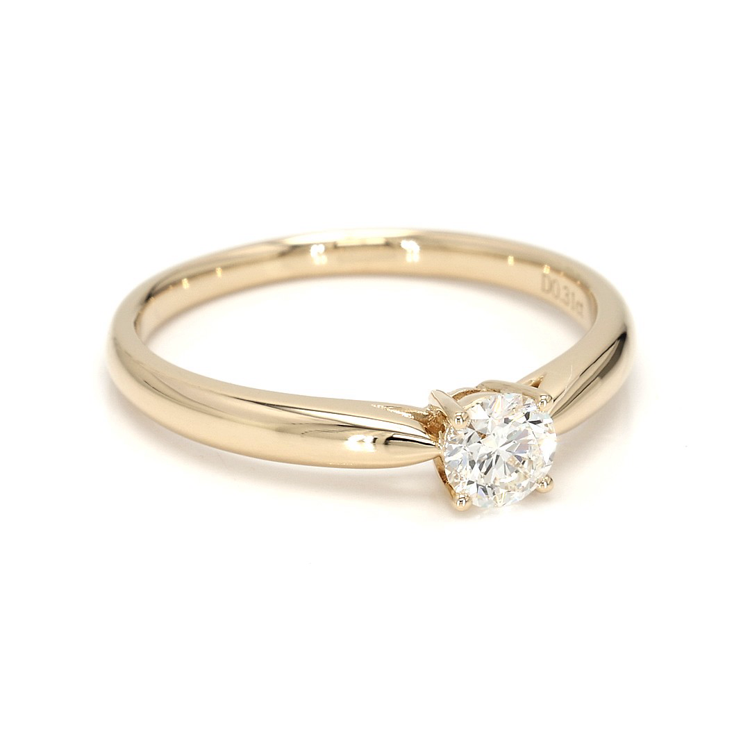 18K 0.31 ct I VS1 P53,923 Yellow Frame 10