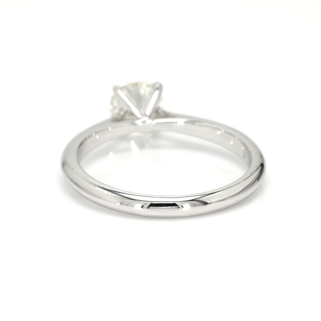 18K 0.74ct Round  Shaped Florence Ring White Frame 5