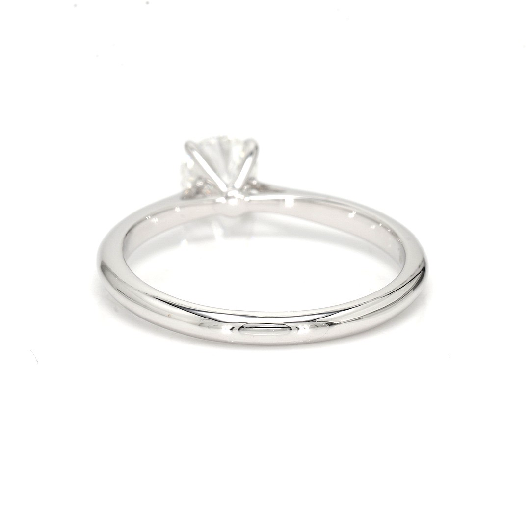 18K 0.52ct Round  Shaped Florence Ring White Frame 5