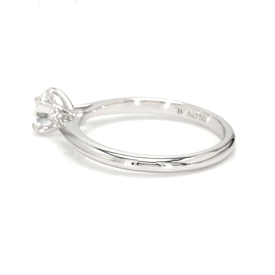 18K 0.52ct Round  Shaped Florence Ring White Frame 14