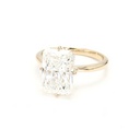 18K 5.27ct Radiant Shaped Rachelle Ring Yellow