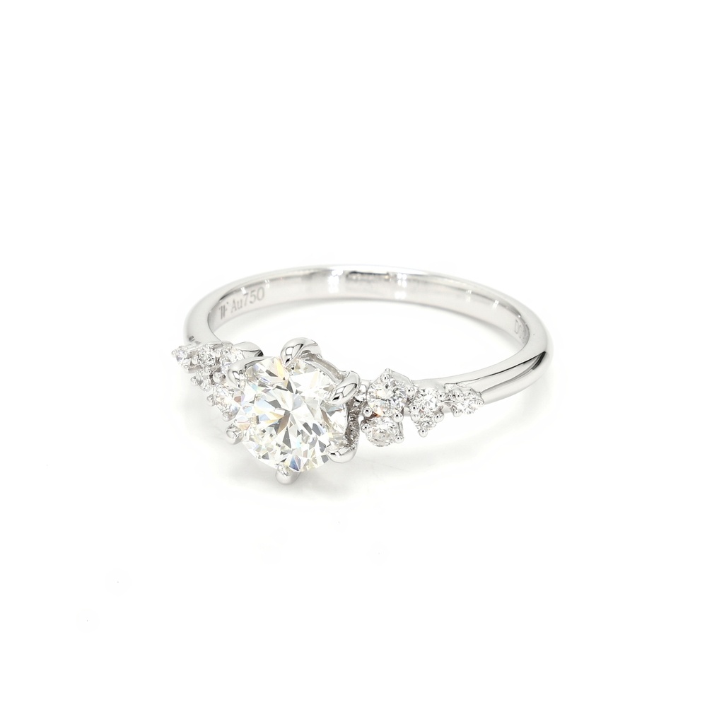 18K 0.92ct Round Shaped Sophie Ring White