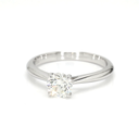 18K 0.74ct Round  Shaped Florence Ring White