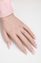 18K 0.92ct Round Shaped Sophie Ring White