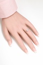 18K 1.07ct Round  Shaped Olivia Ring Rose