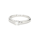 18K 0.21ct Round  Shaped Diane Ring White