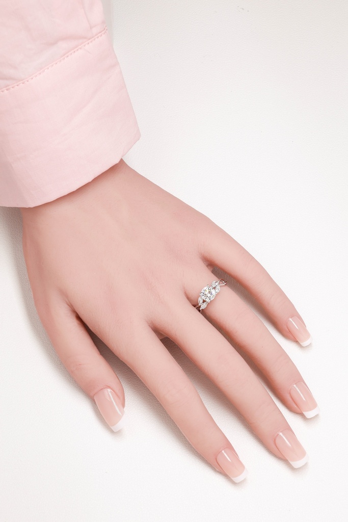 18K 1.06ct Round  Shaped Sophie Ring Yellow