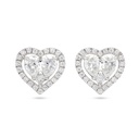 Halo Heart Diamond Studs