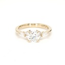 18K 1.09ct Round Shaped Noelle Ring