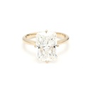 18K 5.27ct Radiant Shaped Rachelle Ring