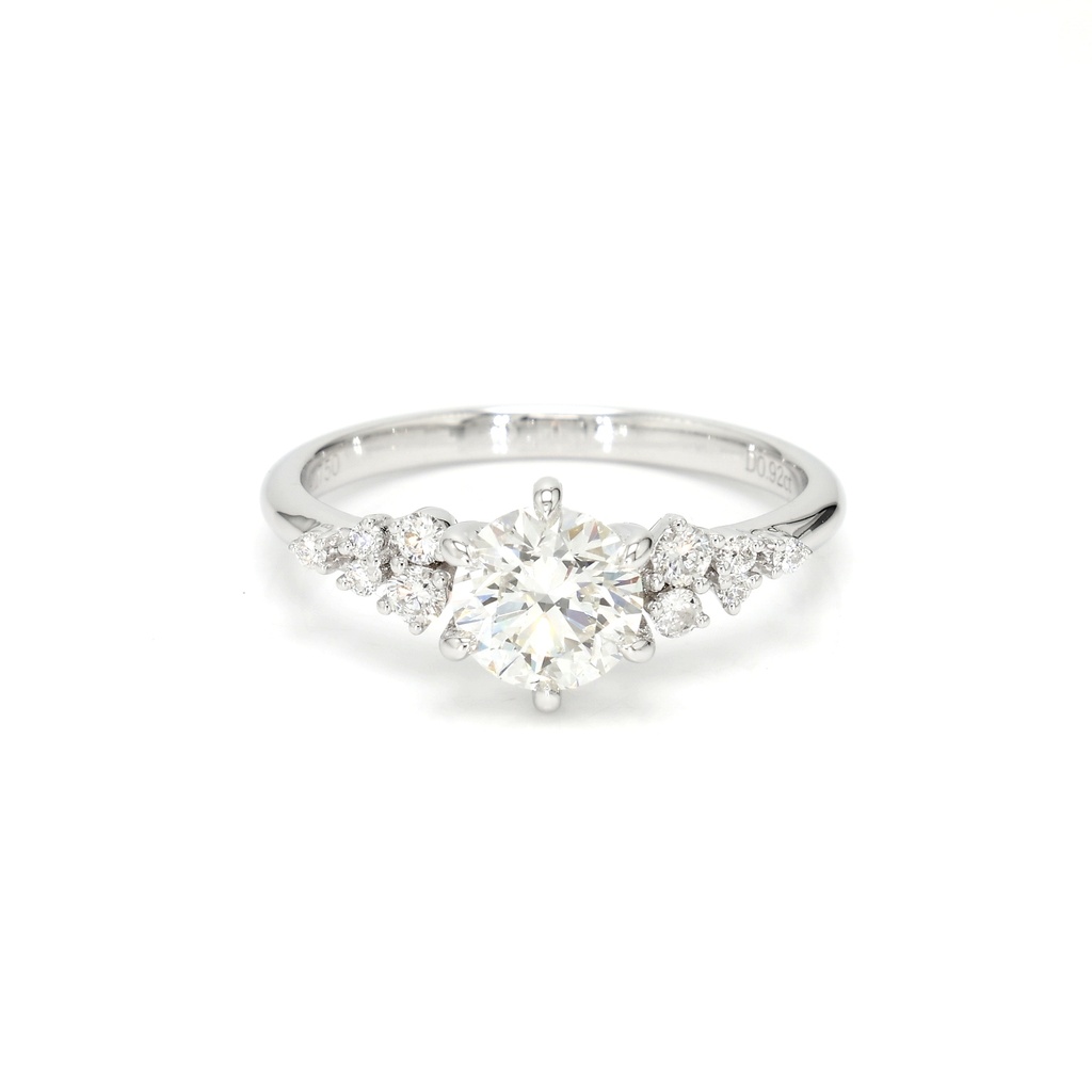 18K 0.92ct Round Shaped Sophie Ring