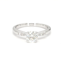18K 0.79ct Round Shaped Olivia Ring