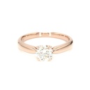 18K 0.76ct Round Shaped Diane Ring
