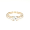 18K 0.7ct Round Shaped Florence Ring