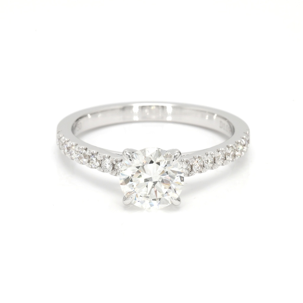18K 1.01ct Round  Shaped Dior Ring