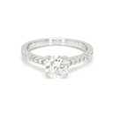 18K 1.01ct Round  Shaped Dior Ring