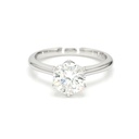 18K 1.5ct Round  Shaped Audrey Ring