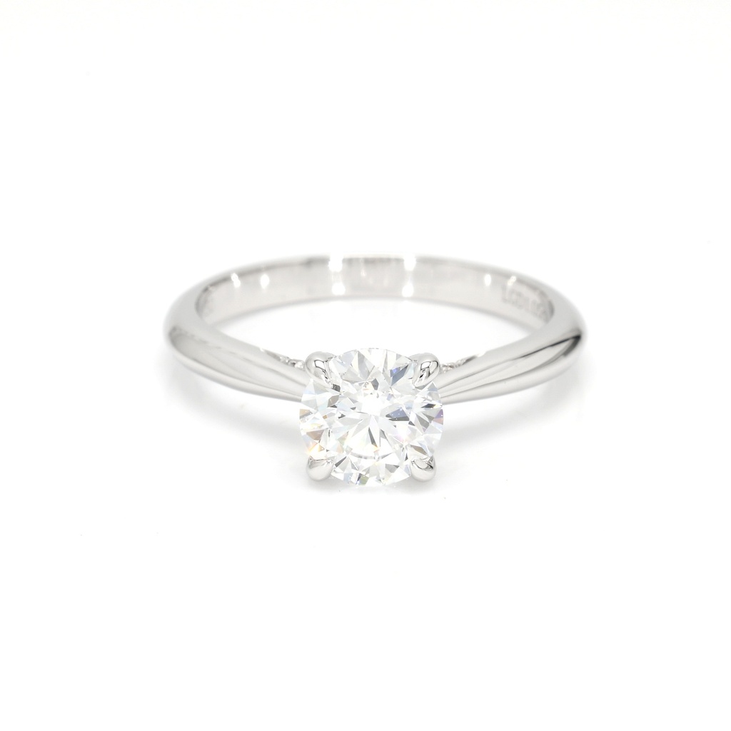 18K 1.05ct Round  Shaped Elise Ring