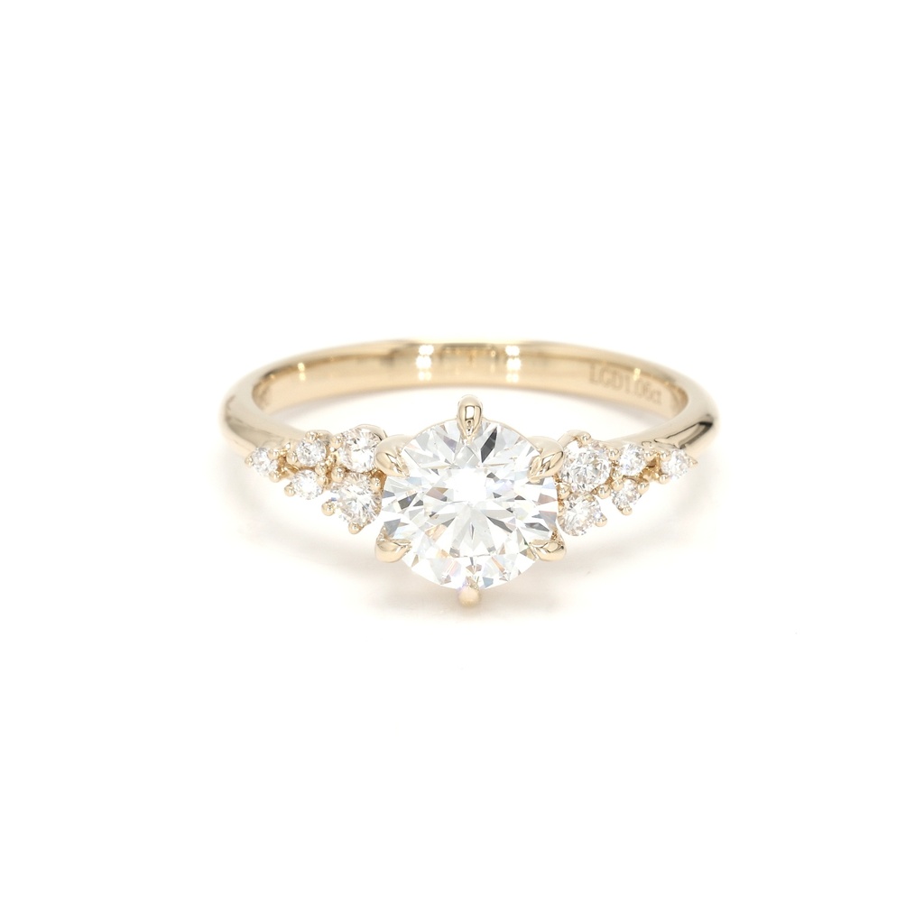 18K 1.06ct Round  Shaped Sophie Ring