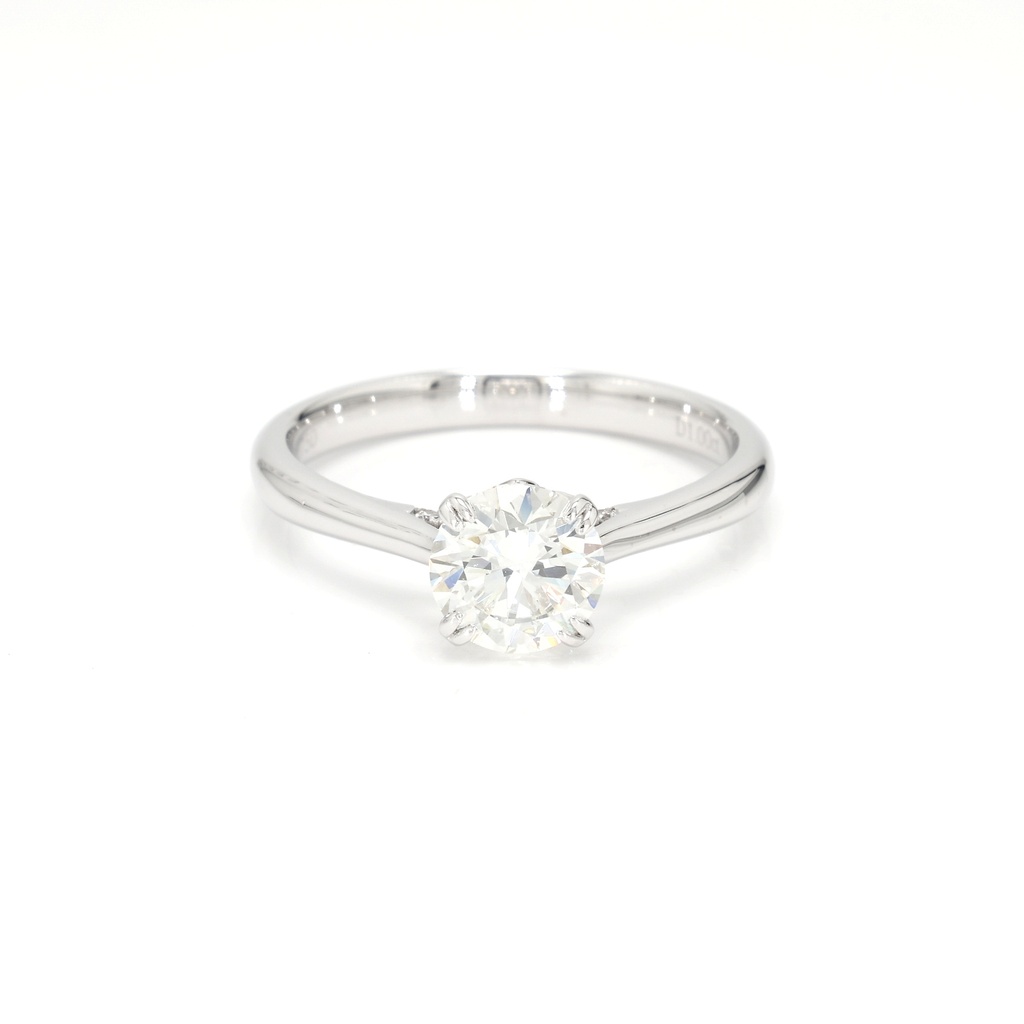 18K 1ct Round  Shaped Isabella Ring