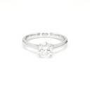 18K 1ct Round  Shaped Isabella Ring