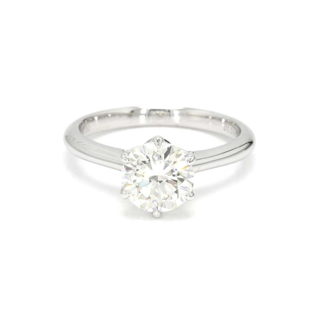 18K 1.51ct Round  Shaped Audrey Ring