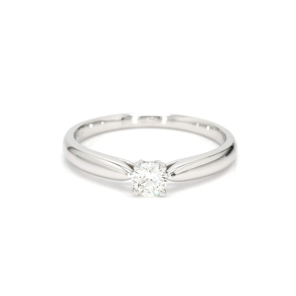 18K 0.21ct Round  Shaped Diane Ring
