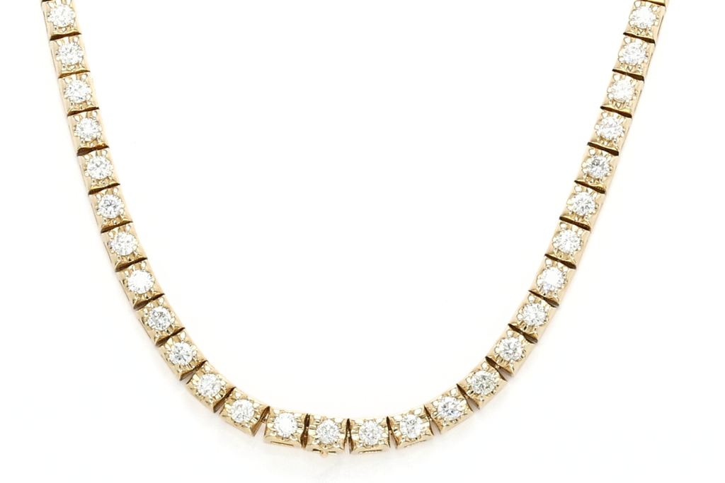 Box Tennis Necklace