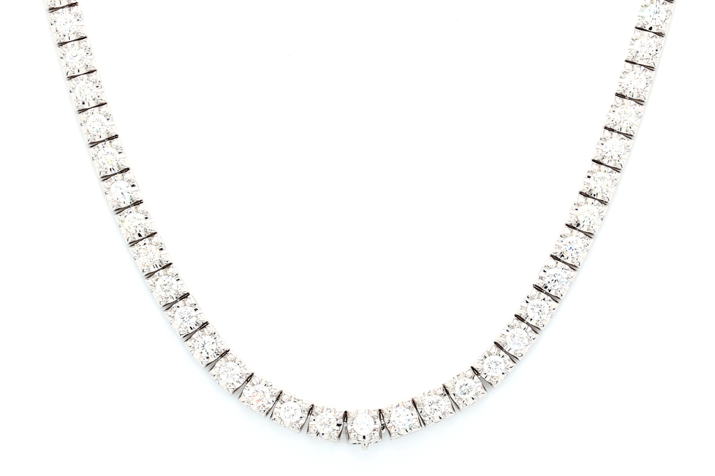 Box Tennis Necklace
