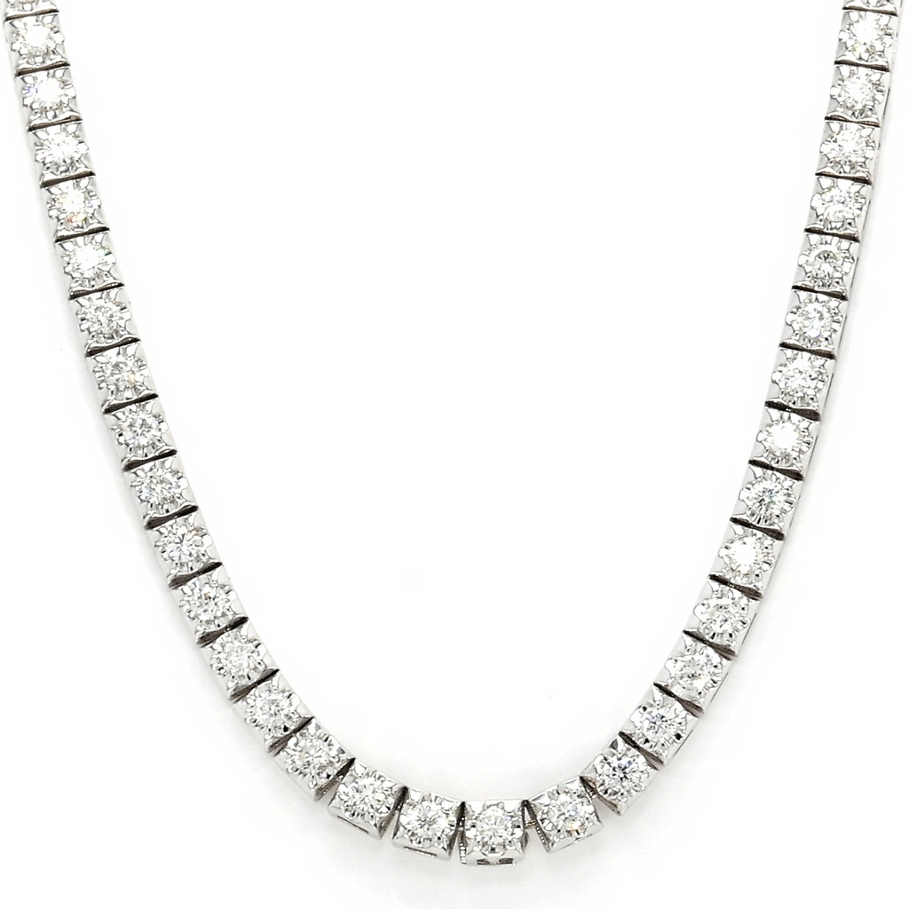 Box Tennis Necklace