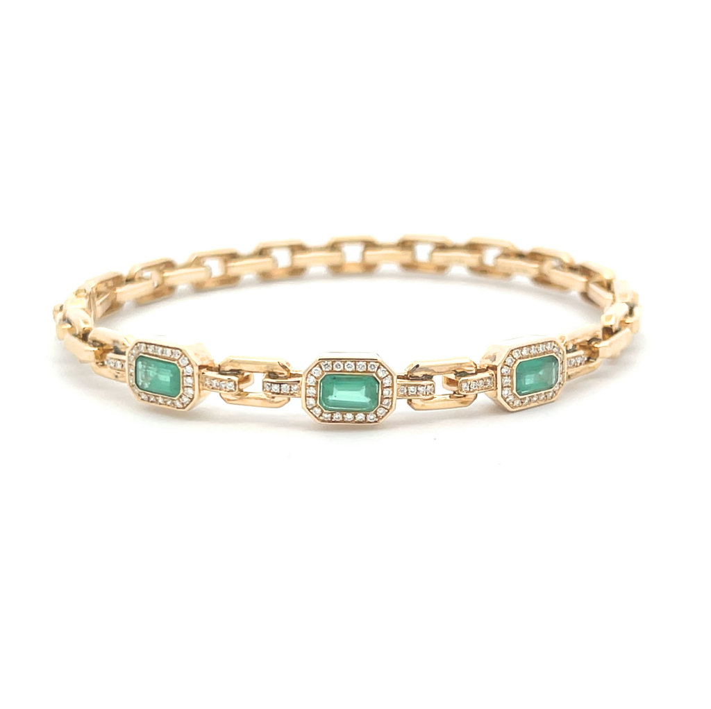 Emerald Luxe Link Bracelet