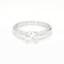 18K 1ct Round  Shaped Olivia Ring