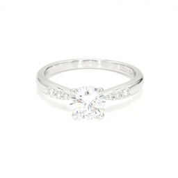 18K 1ct Round  Shaped Olivia Ring