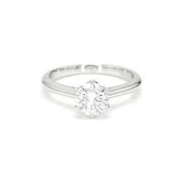18K 1.01ct Round  Shaped Audrey Ring