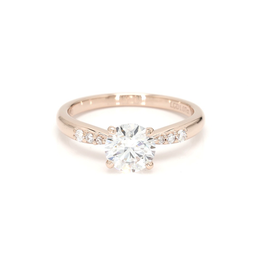 18K 1.07ct Round  Shaped Olivia Ring