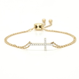 Diamond Cross Bracelet