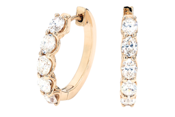 Oval Huggie Hoops