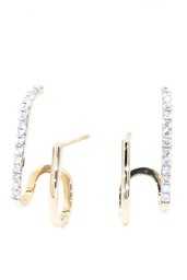 Diamond Bar Hoops
