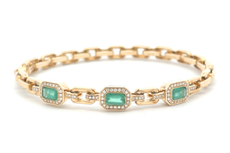 Emerald Luxe Link Bracelet