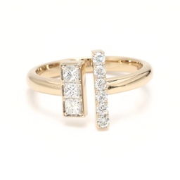 Open Bar Diamond Ring